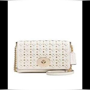 Coach Crosstown Crossbody in Floral Rivets Leather